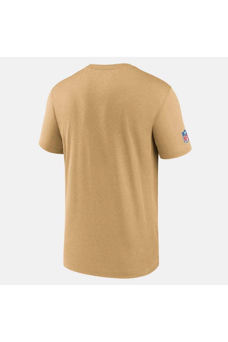 Men's Nike Gold San Francisco 49ers Sideline Legend Small Logo Dri-FIT T-Shirt, Alternate, color, Gold