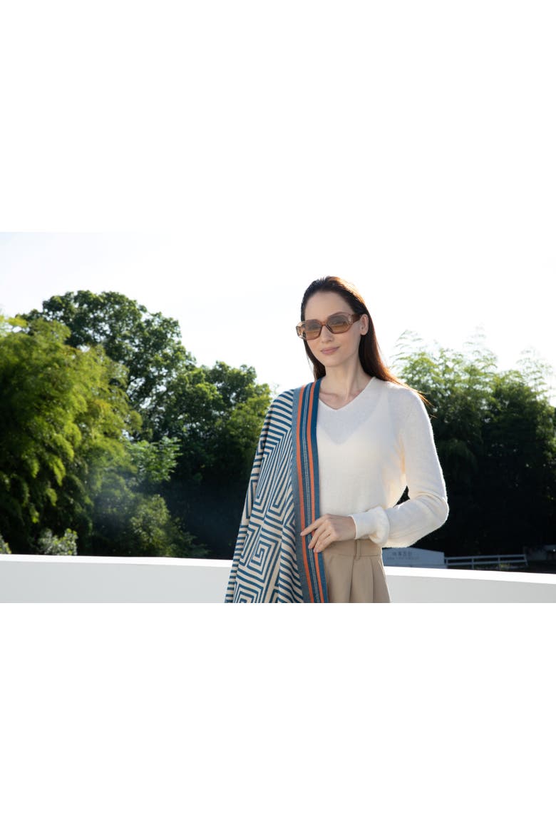 The Roxie Sunglasses, Alternate, color, Light Brown