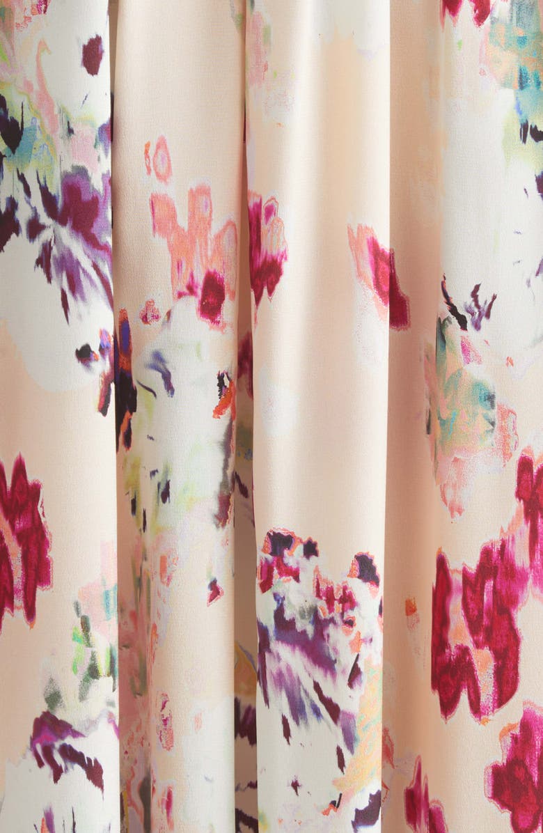 Ulla Johnson Clove Floral Tiered Silk Chiffon Dress, Alternate, color, Summer Garden