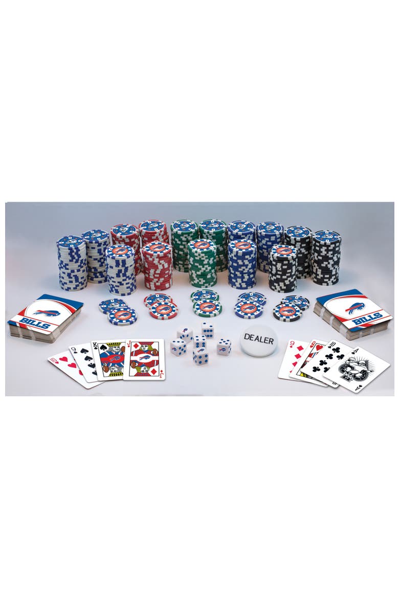 Buffalo Bills 300 Piece Poker Set, Alternate, color, Multicolor