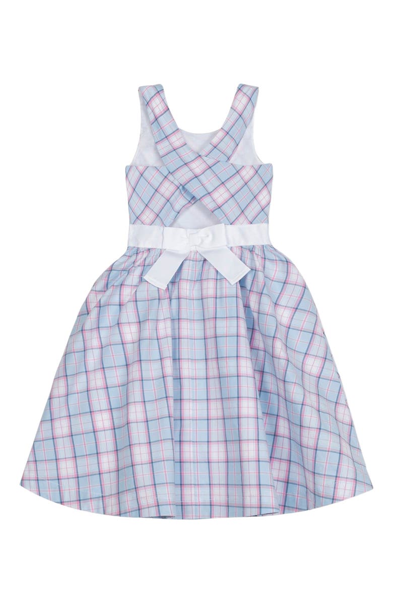 Hope & Henry Girls' Organic Cross Back Party Dress, Toddler, Alternate, color, 