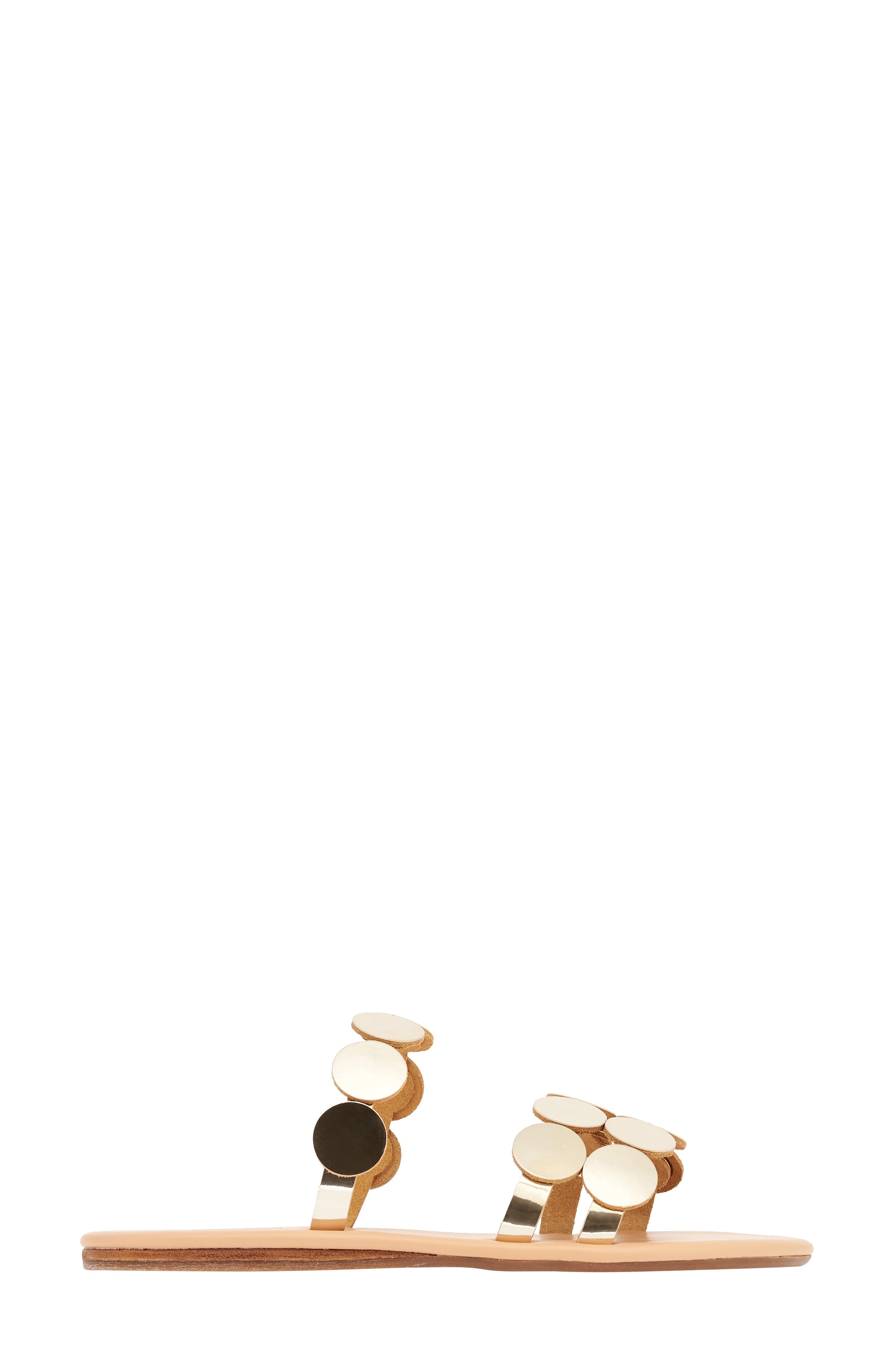 Ancient Greek Sandals Kirnie Slide Sandal, Alternate, color, Gold