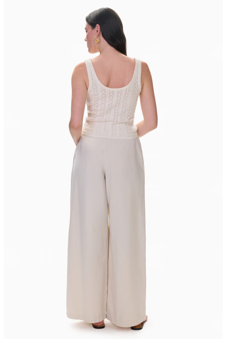 Grace Wide Leg Pant, Alternate, color, Alabaster