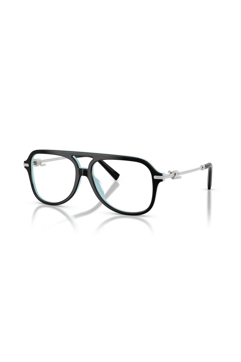 54mm Pilot optical glasses, Main, color, Black