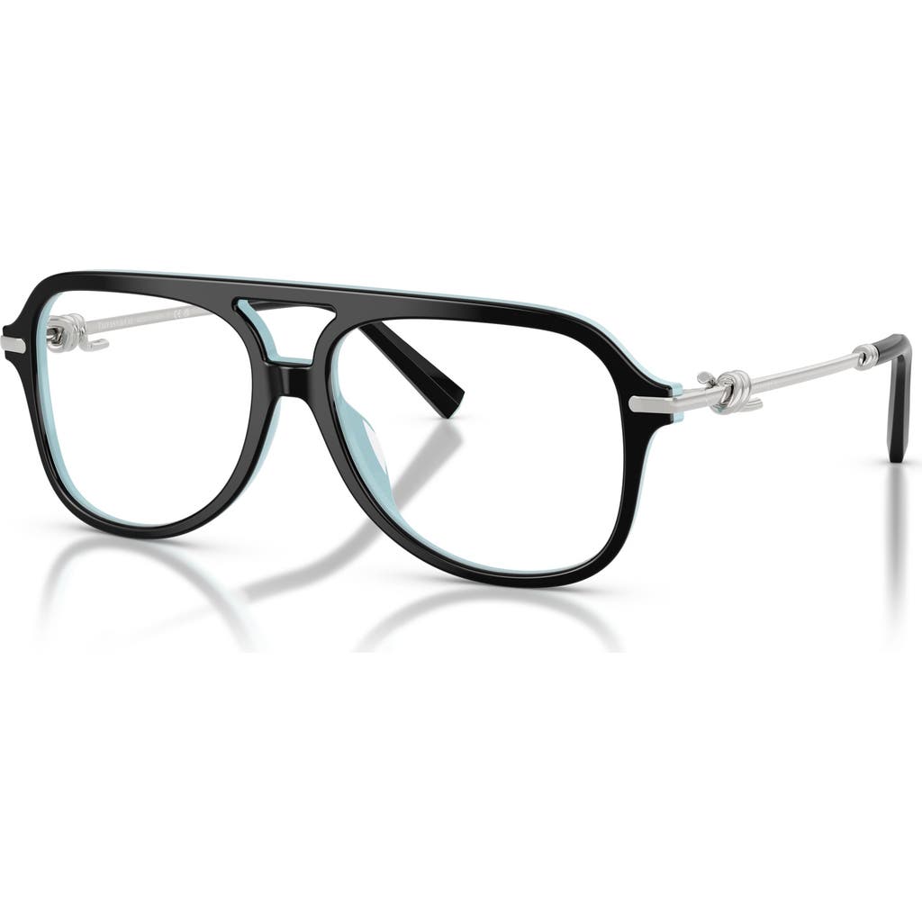 Tiffany & Co . 54mm Pilot Optical Glasses In Brown