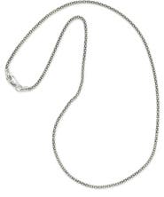SAMUEL B. Oxidized Popcorn Chain Necklace