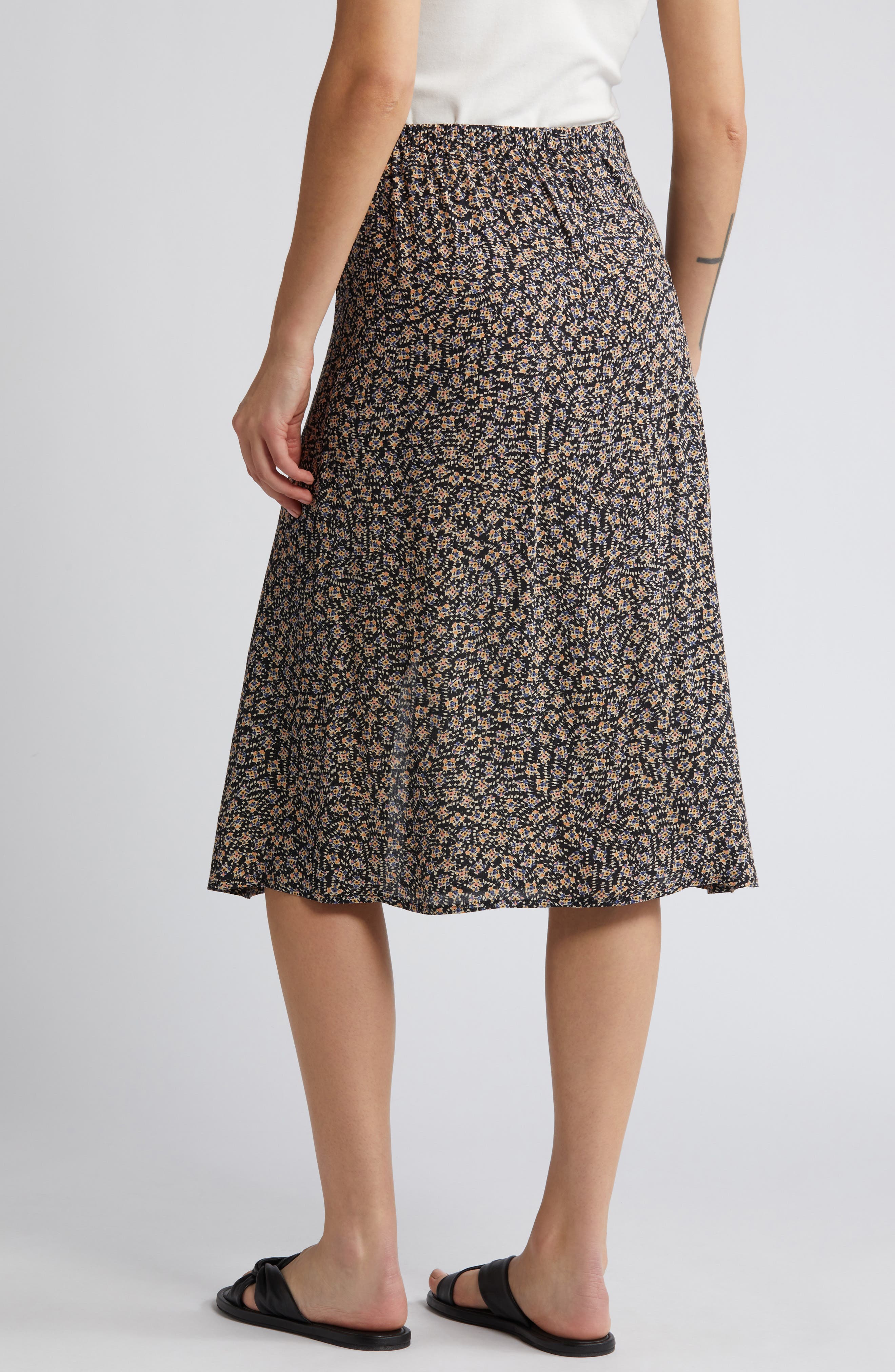 SESSÙN Rosena Print Tie Waist Skirt (Women) | Nordstromrack