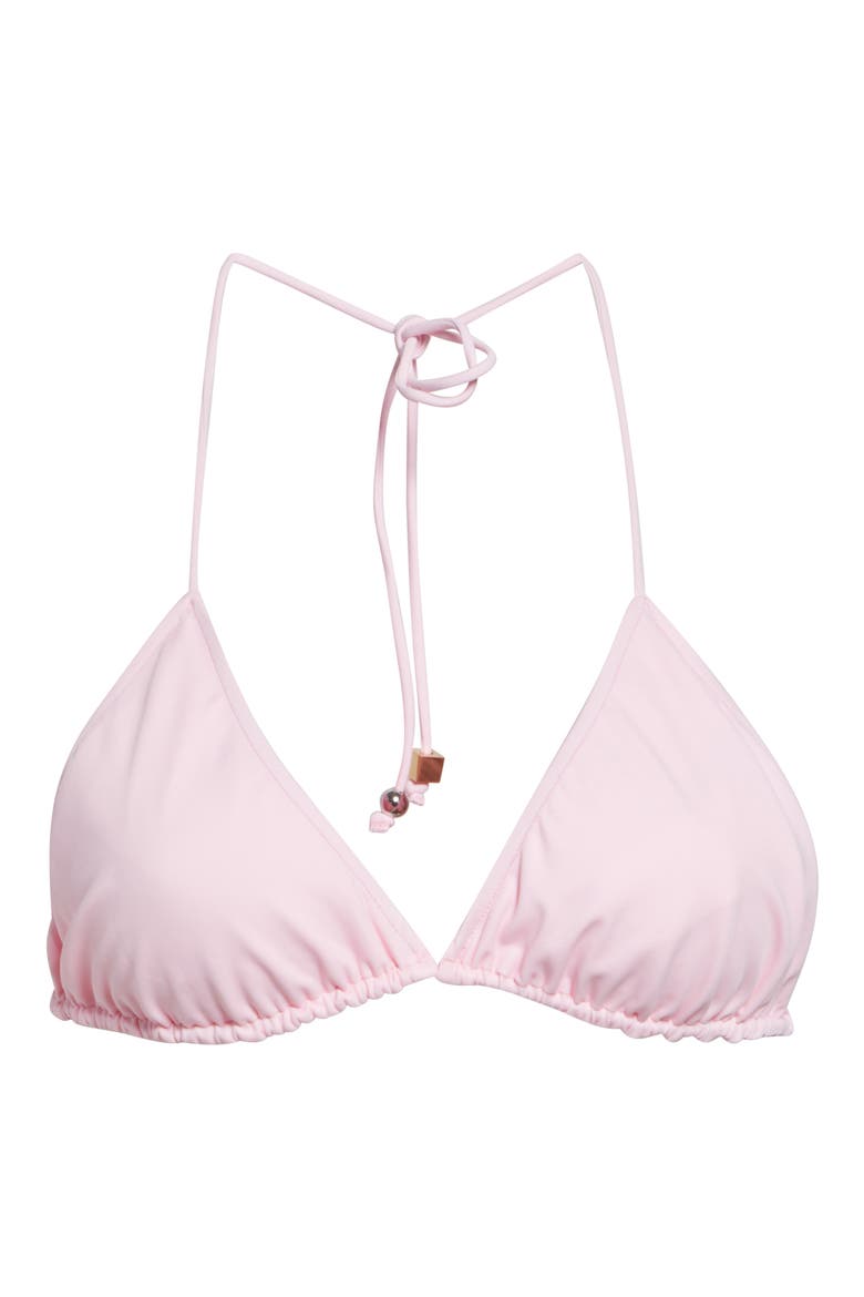 Le Haut de Plage Triangle Bikini Top, Alternate, color, PINK