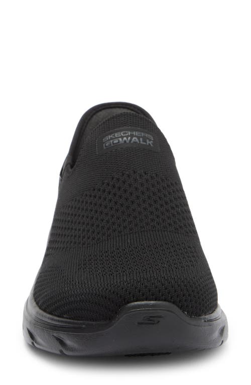 Skechers Go Walk 7 Slip-on Sneaker In Black