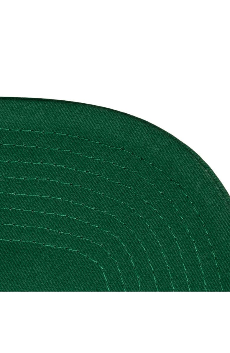 Mitchell & Ness Men's Mitchell & Ness Cream/Kelly Green Boston Celtics Soul Festival Staggered Zag Pro Pinch Snapback Hat, Alternate, color, Cream