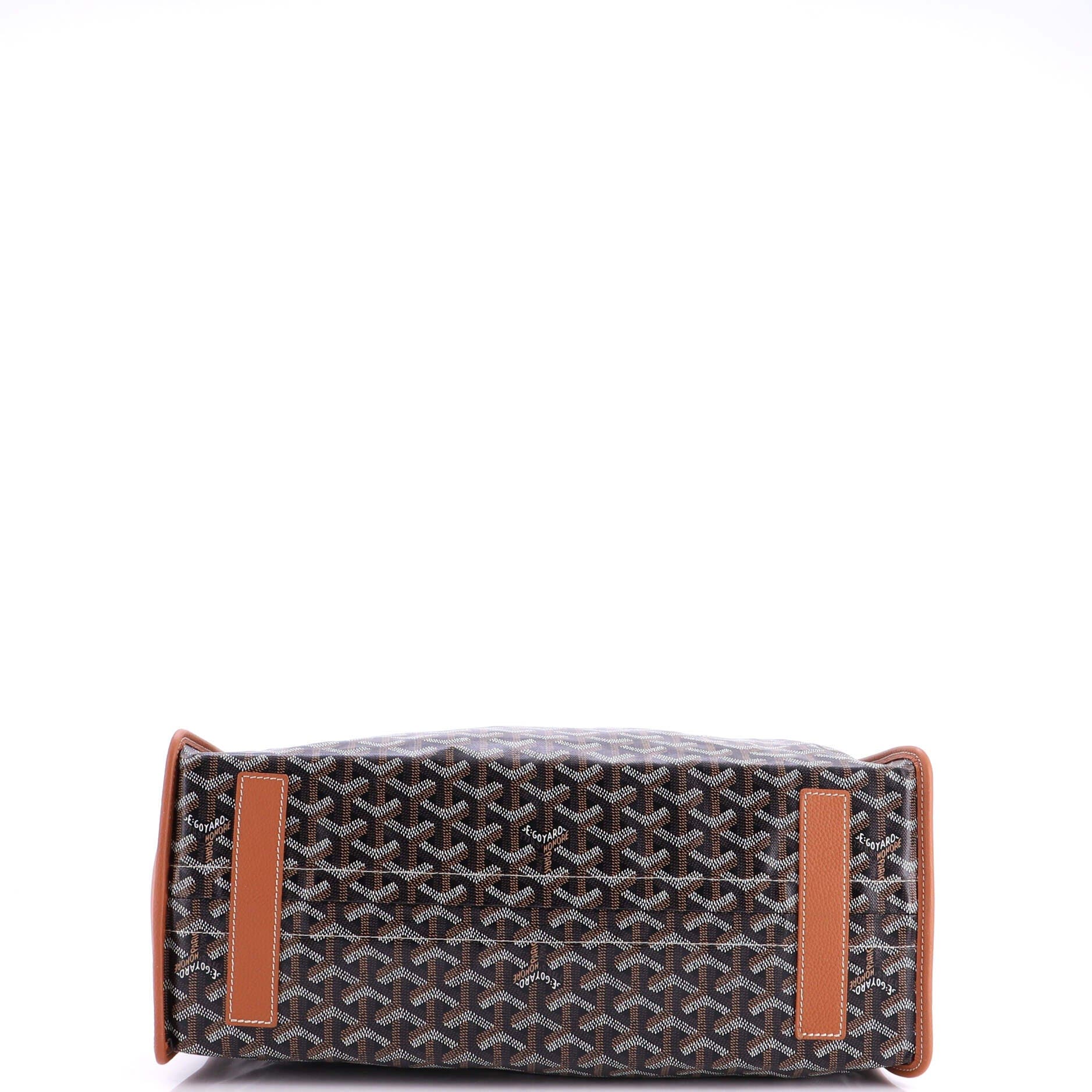 Pre-Owned Goyard Hardy Pet Carrier Coated Canvas PM, Alternate, color, Brown