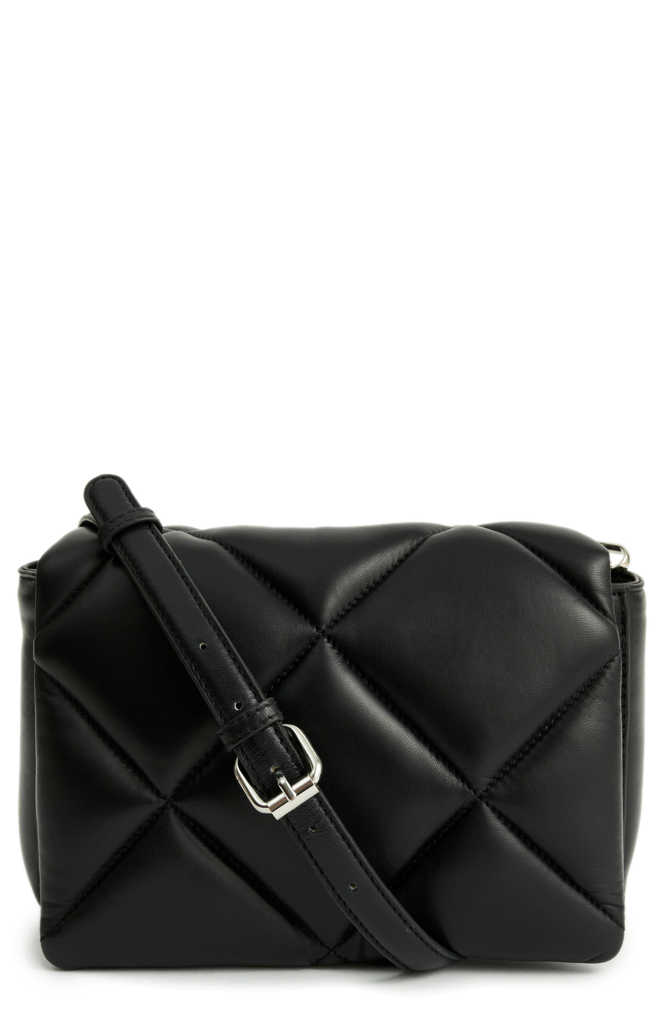 Stand Studio Brynn Quilted Lambskin Leather Shoulder Bag, Main, color, 