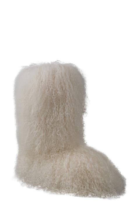 Risha Genuine Shearling Knee High Boot (Women) (Narrow Calf)