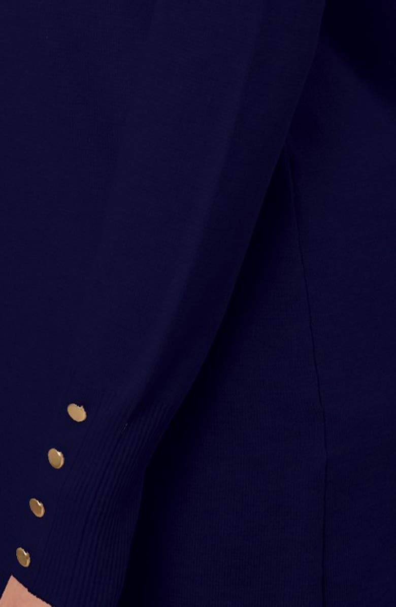 CYRUS Open Front Knit Cardigan, Alternate, color, Eclipse