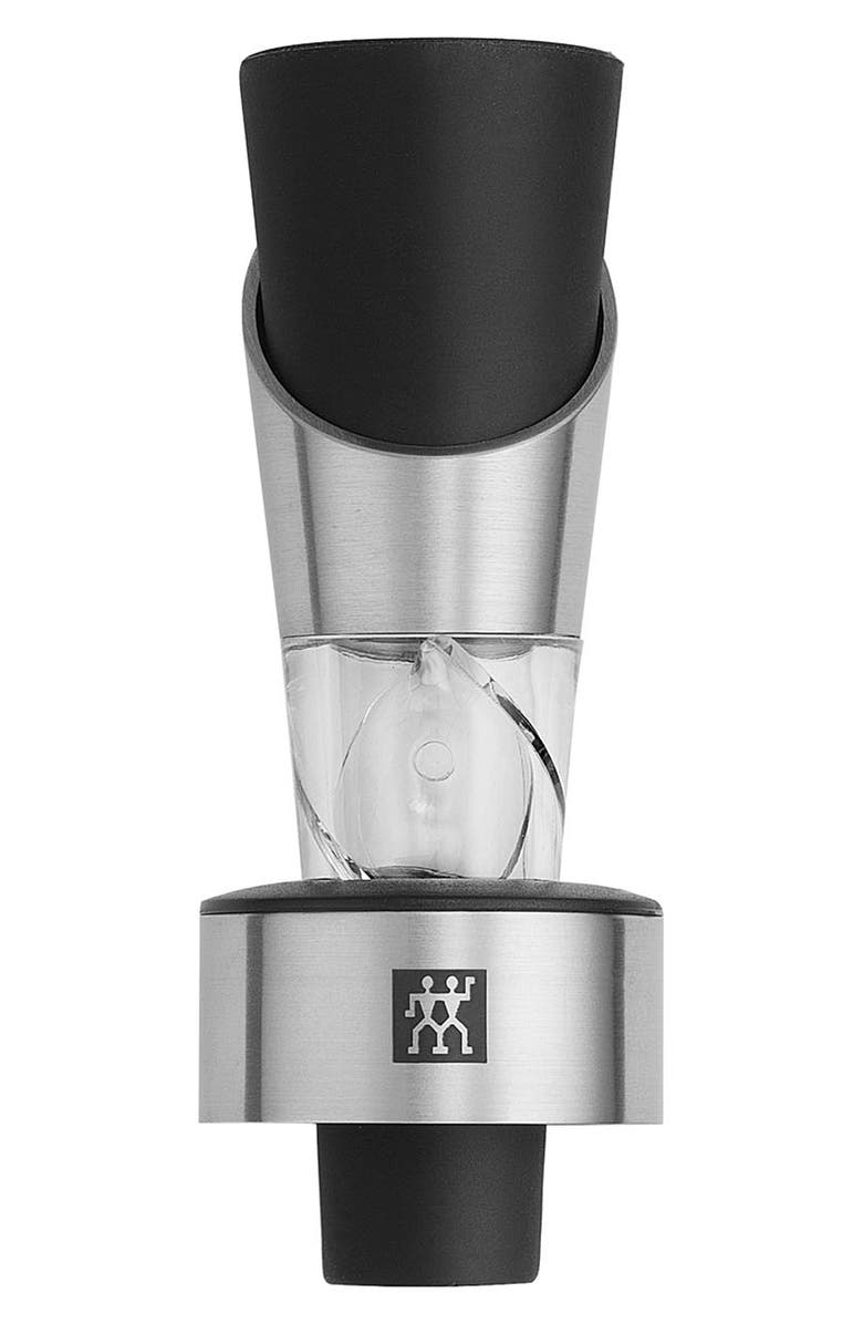 ZWILLING Decanter, Pourer & Stopper, Main, color, Silver