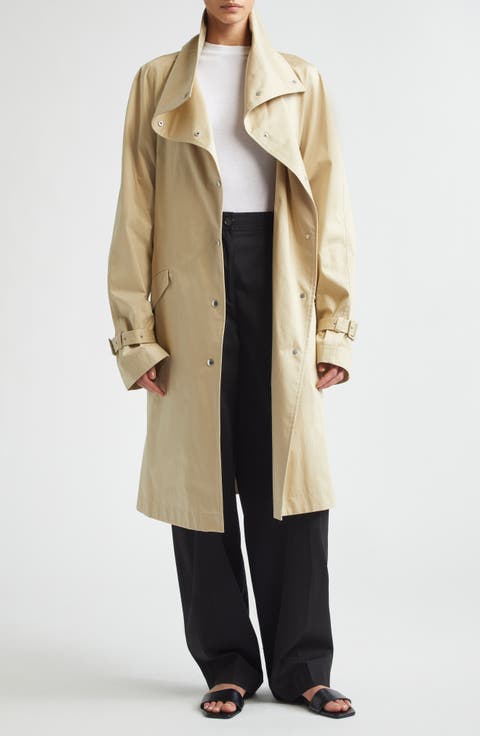 Oversize Organic Cotton Trench Coat