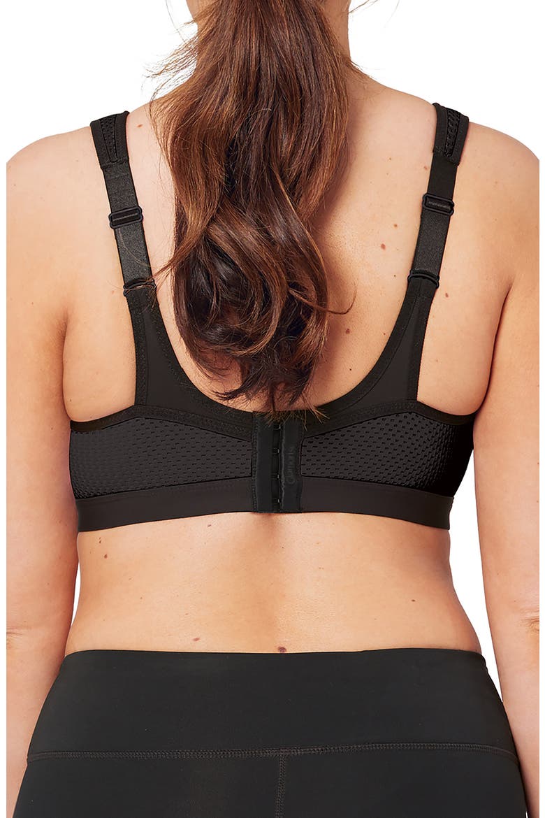 High Impact Seamless Underwire Sports Bra, Alternate, color, BLACK