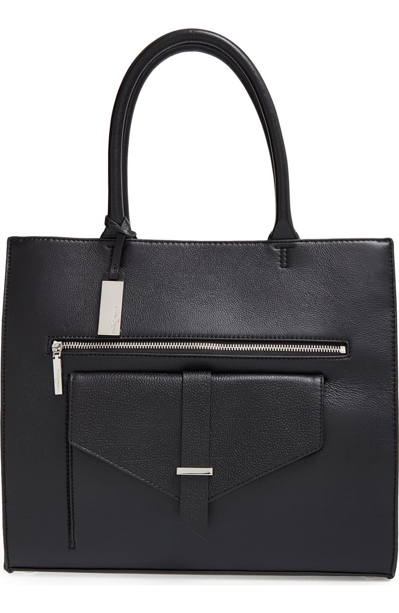 Halogen<sup>®</sup> 'Belltown' Leather Tote, Main, color,