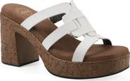 White Mountain Footwear Barillo Platform Slide Sandal