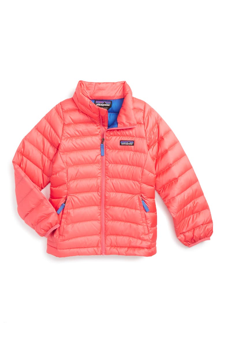 Quilted Down Jacket, Main, color, INDY PINK