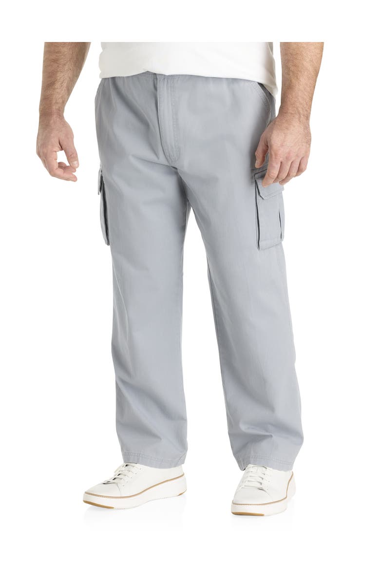 True Nation by DXL Big & Tall Broken-In Relaxed Fit Cargo Pants, Main, color, Tradewinds