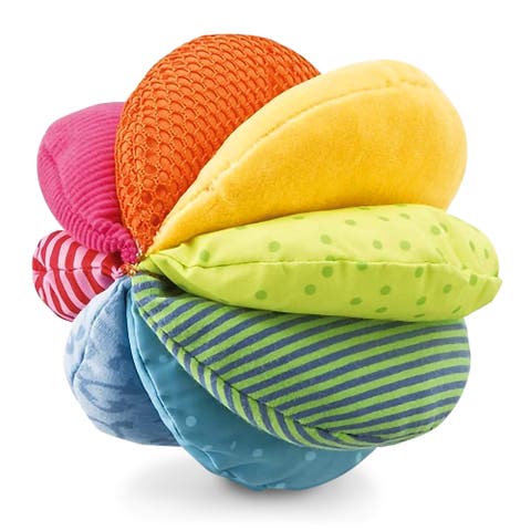 Rainbow Baby Ball - Machine Washable Baby Sensory Toys - Ideal Baby Toy for Teething, Tummy Time Toys for Ages 6 Months & up