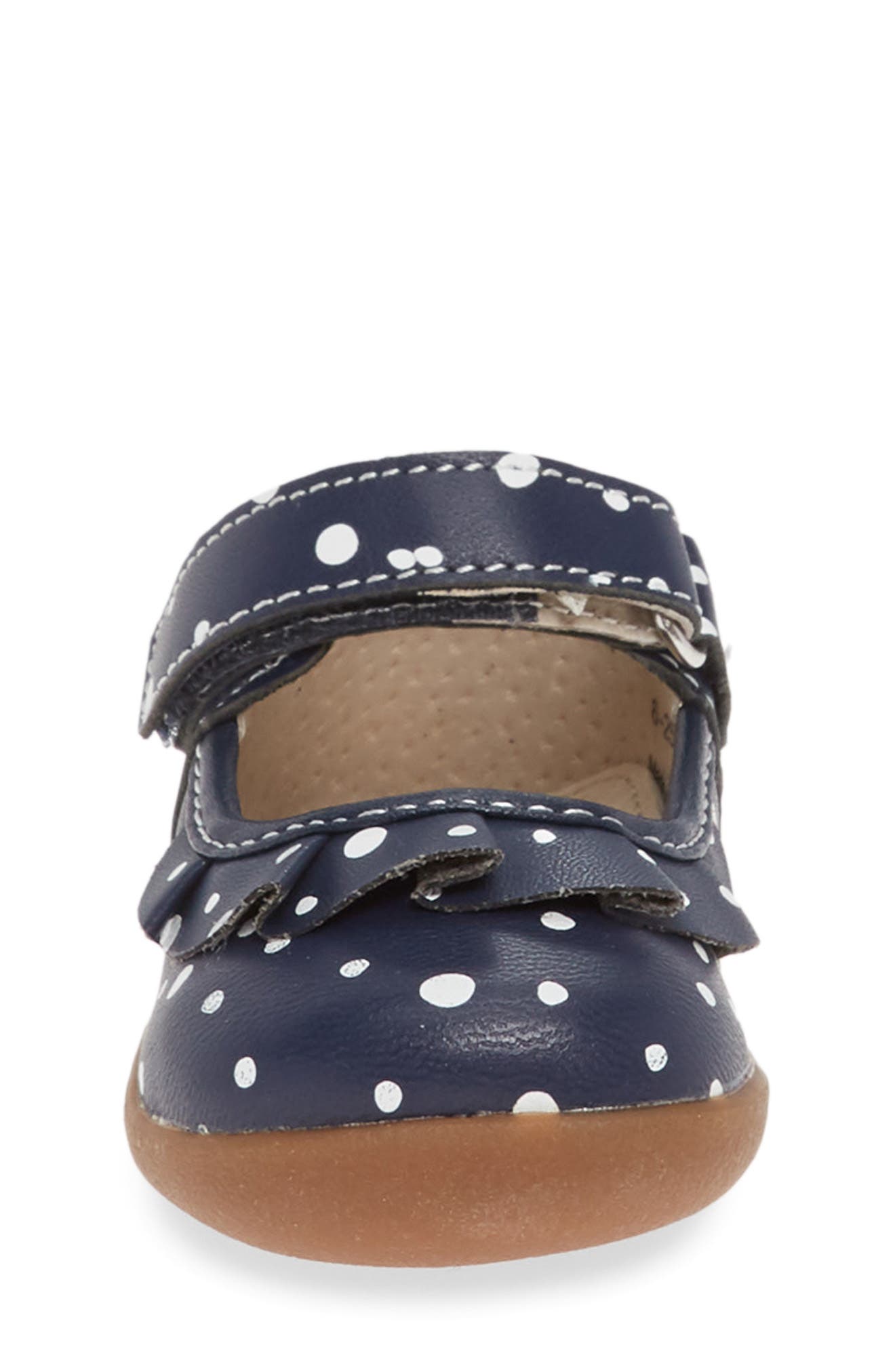 Belle II Mary Jane, Alternate, color, NAVY SNOWFLAKES