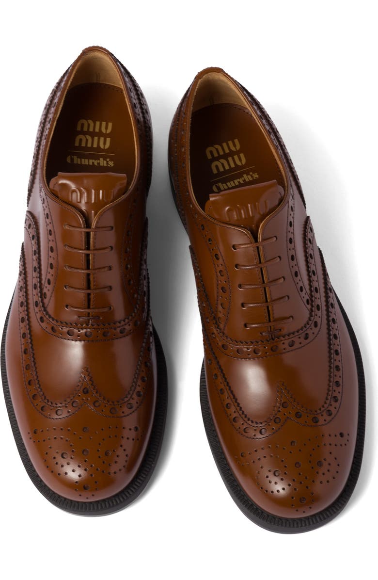 Miu Miu x Church's Wingtip Oxford, Alternate, color,