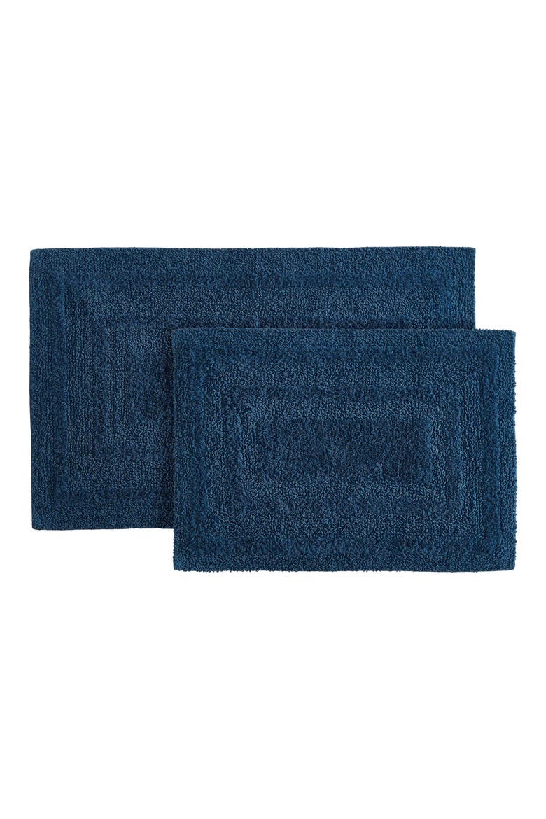 Logan Reversible Bath Mat Set, Main, color, DARK BLUE