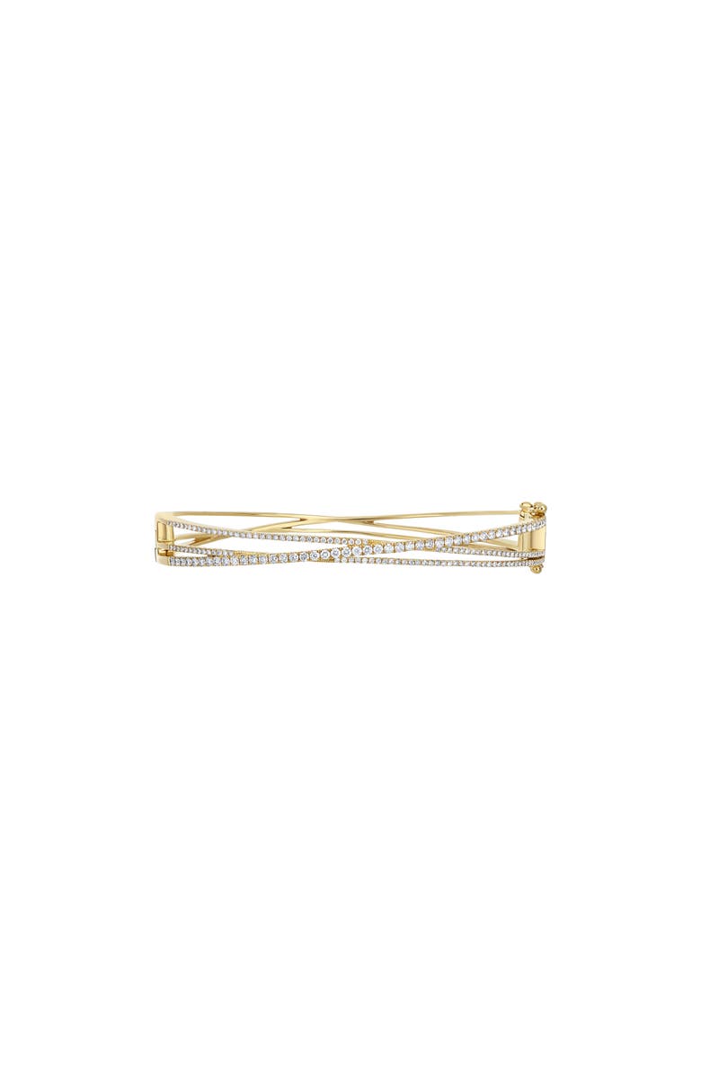 Bony Levy 18K Gold Diamond Crossover Bracelet, Main, color, 