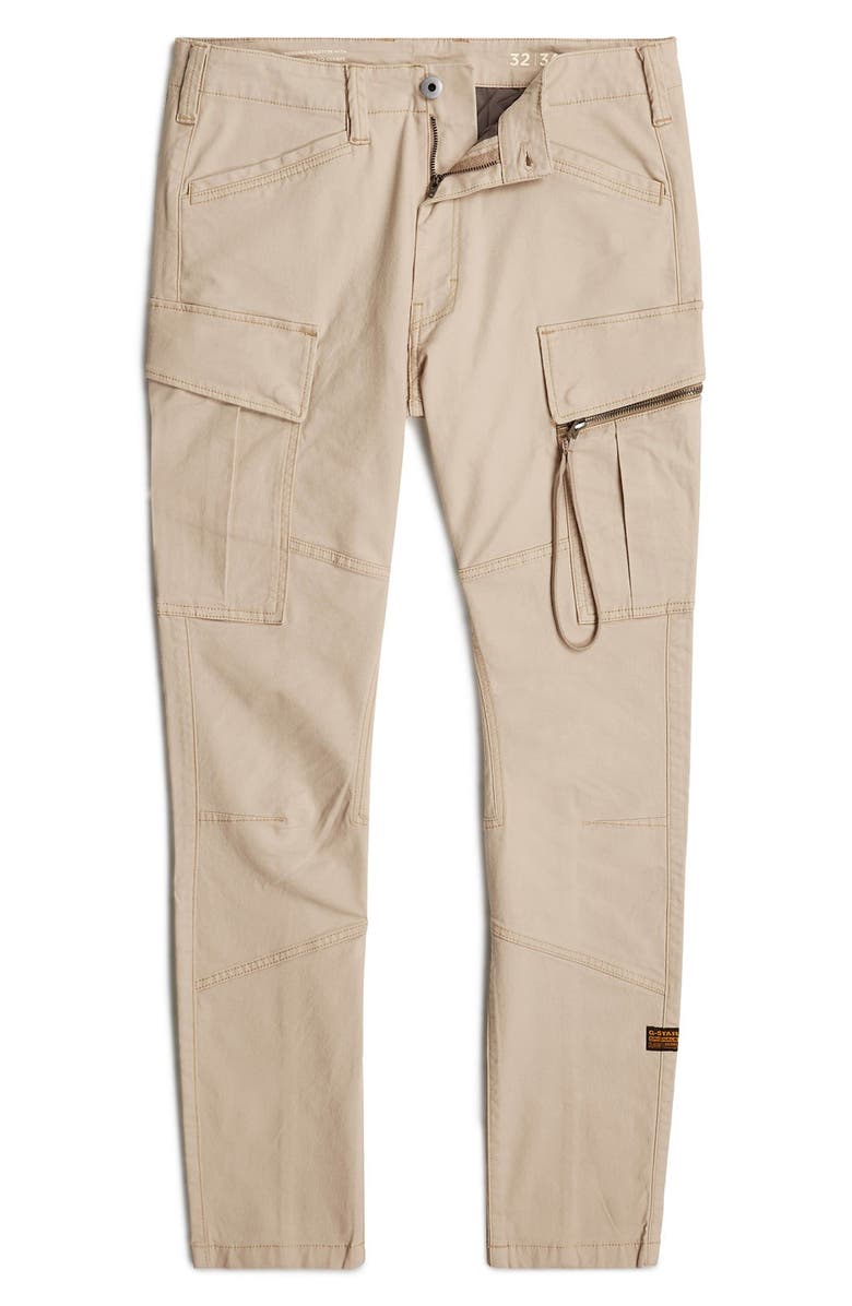 G-STAR Zip Pocket 3D Skinny 2.0 Cargo Pants, Alternate, color, Dk Brick