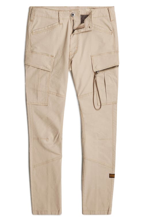 G-star Zip Pocket 3d Skinny 2.0 Cargo Pants In Brown