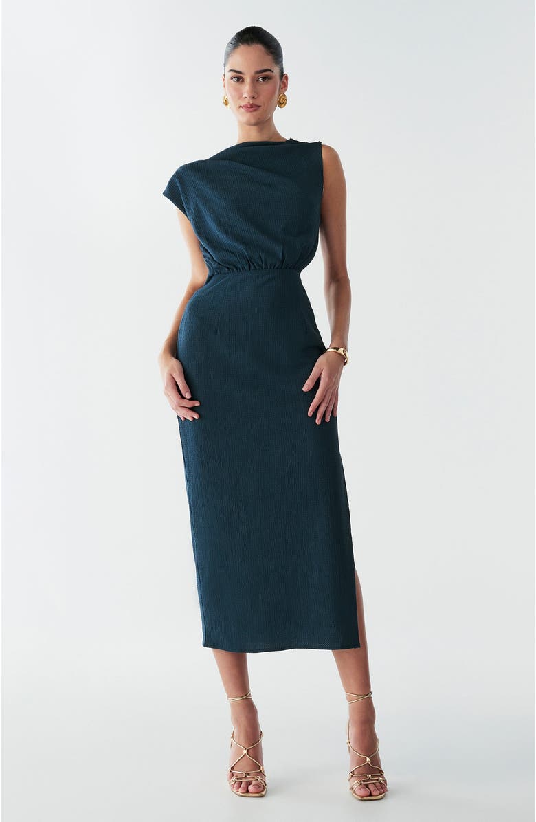 BWLDR Alias Midi Dress, Alternate, color, Teal
