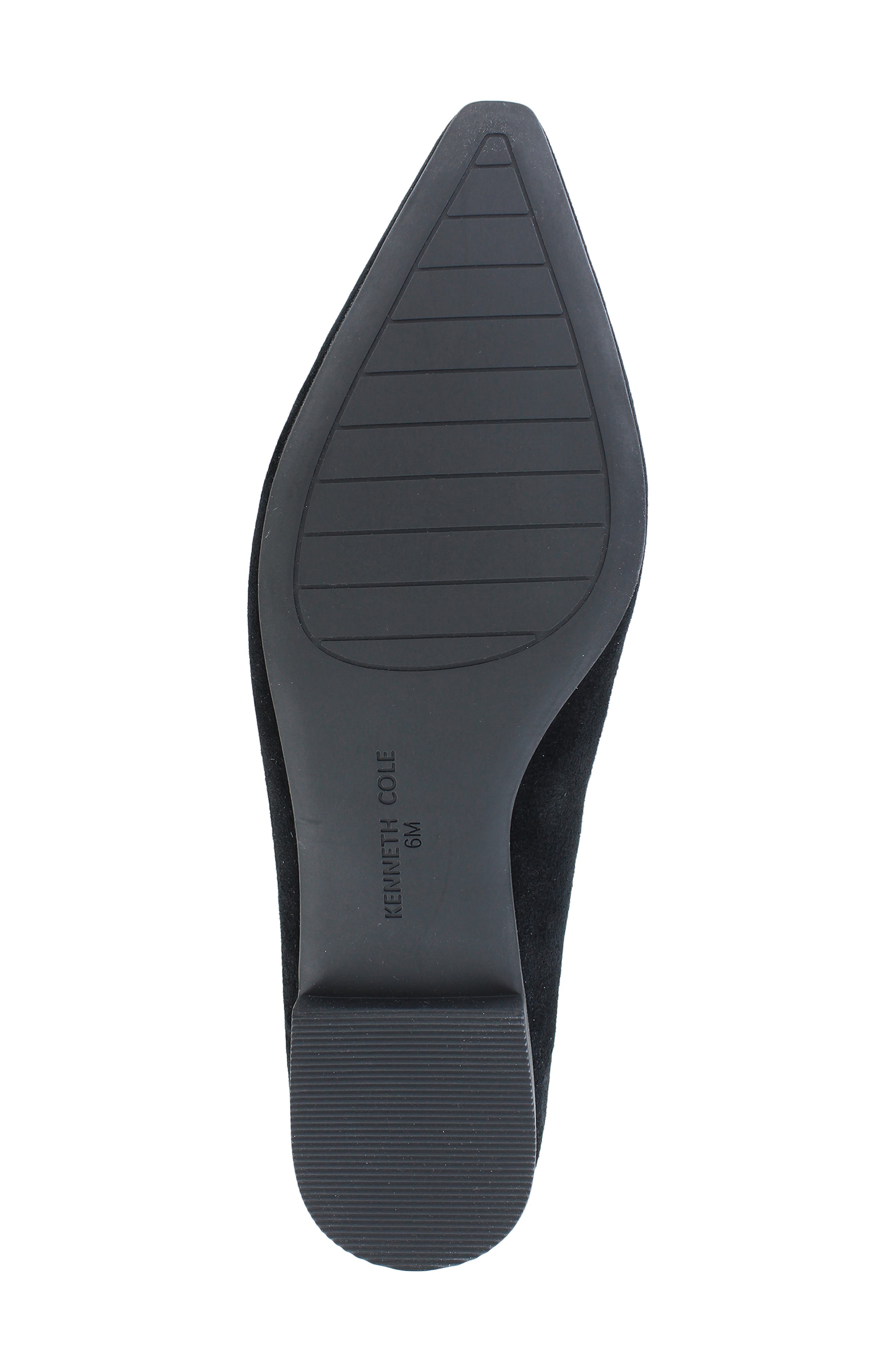 Nala Pointed Toe Flat, Alternate, color, BLACK SUEDE