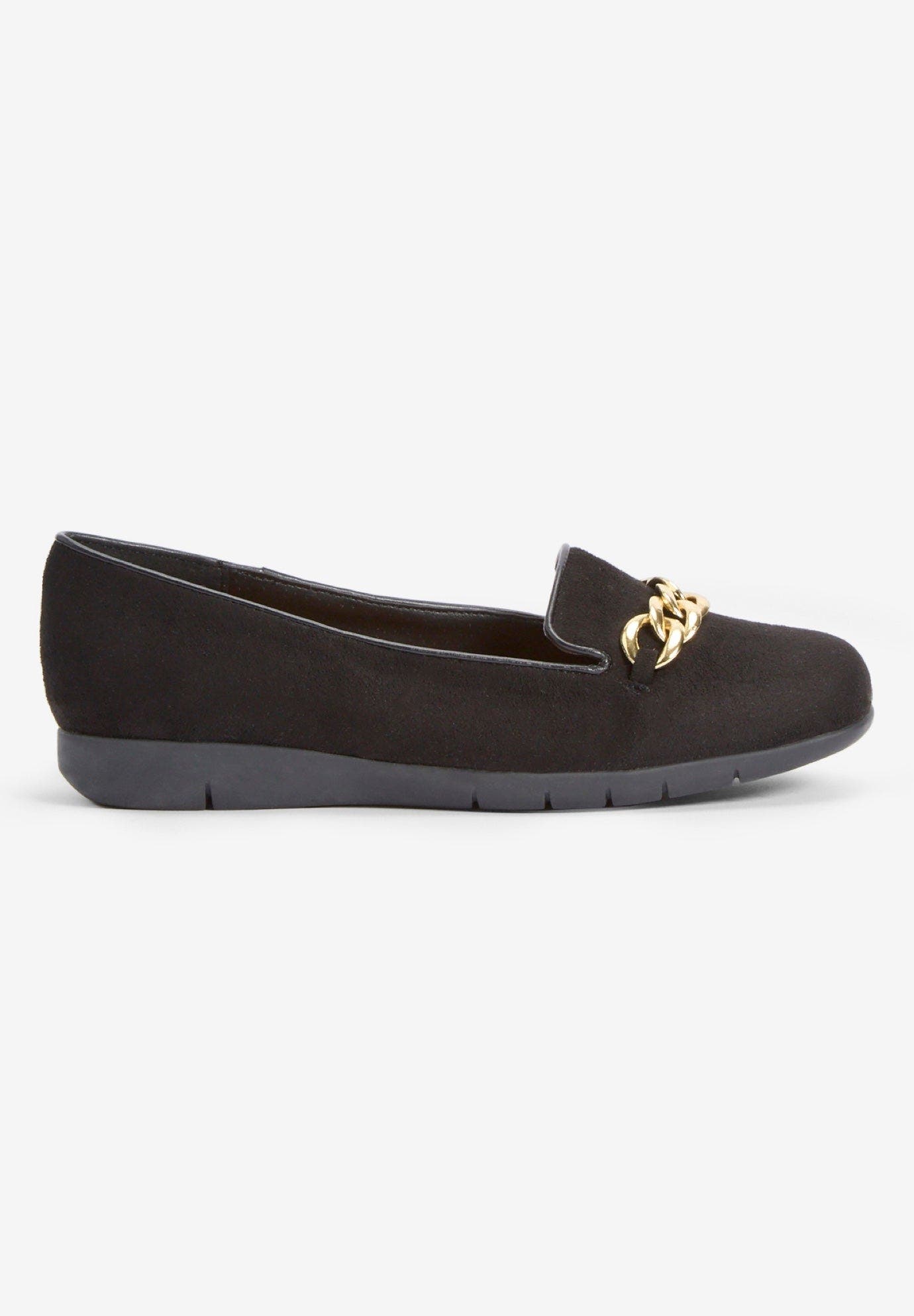 The Thayer Slip On Flat, Alternate, color, BLACK