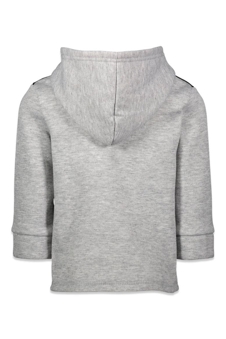 The Mandalorian Baby Yoda Half Zip Hoodie, Alternate, color, Gray