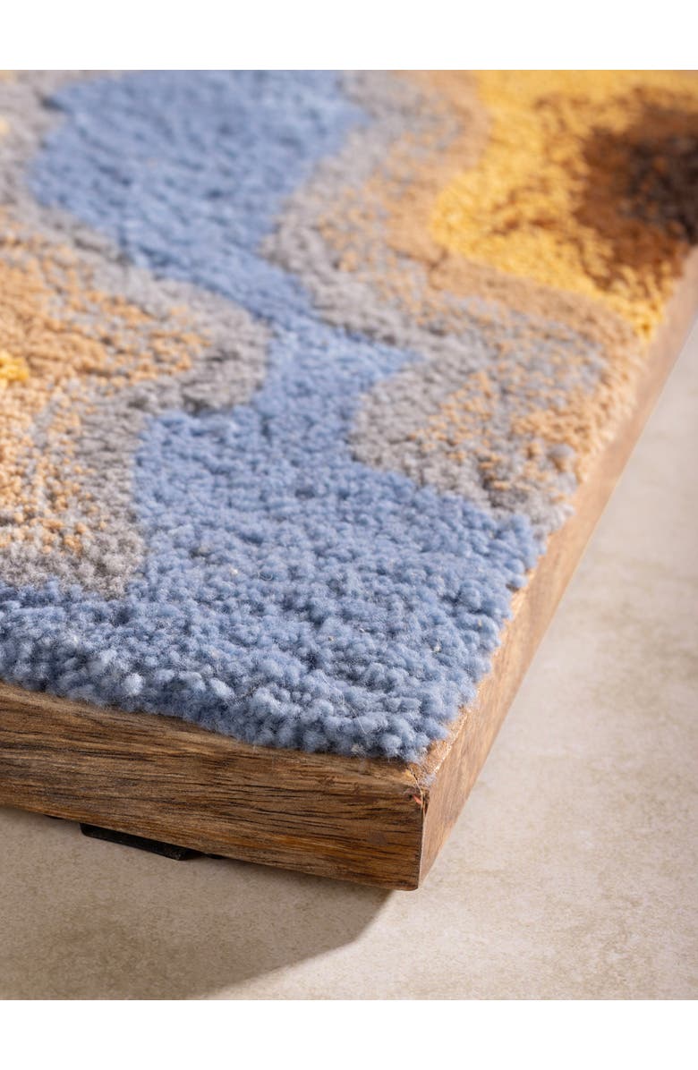 GAURI KOHLI Farida Tufted Wall Art 12"x28", Alternate, color, Multicolored