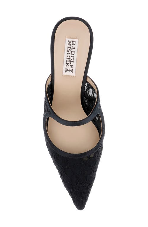 Badgley Mischka Oaklyn Cutout Mule In Black