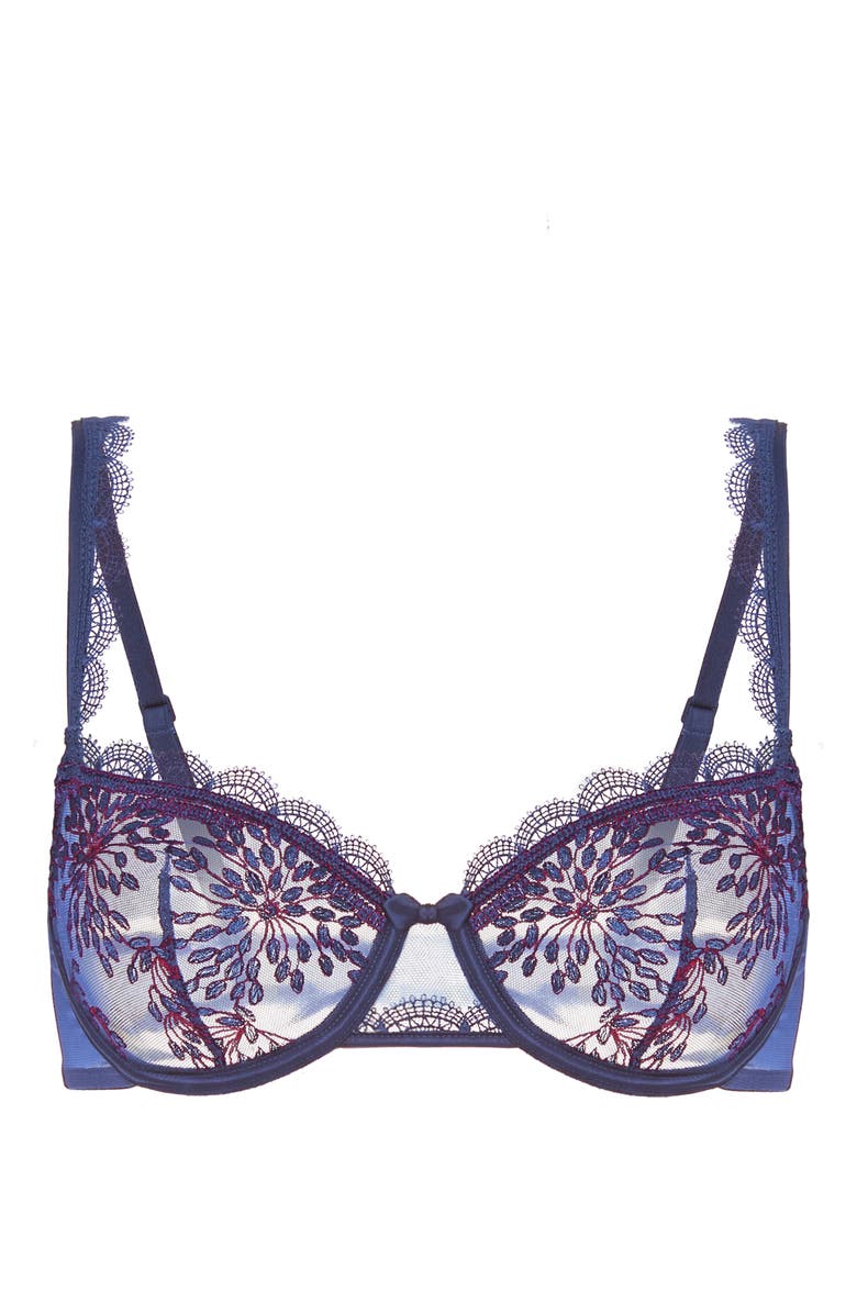 Simone Perele Singuliere Underwire Demi Bra, Alternate, color, Midnight