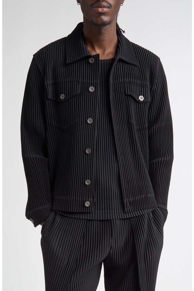 Light Shirt Jacket, Main, color, BLACK