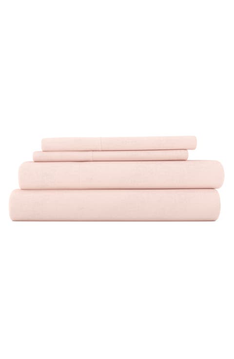 Premium Cotton 4-Piece Ultra Soft Flannel Bed Sheet Set