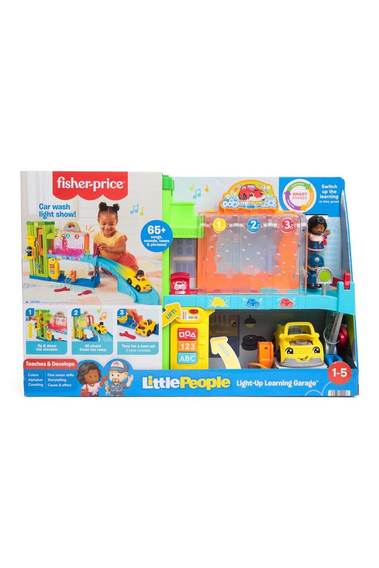 Little People® Light-Up Learning Garage™ Playset, Main, color, NO COLOR