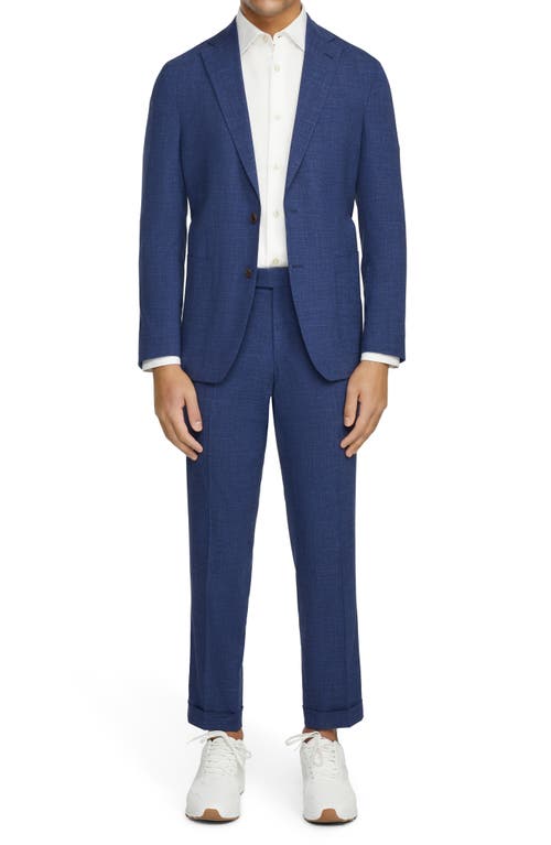 Jack Victor Hampton Unconstructed Wool Blend Sport Coat In Blue