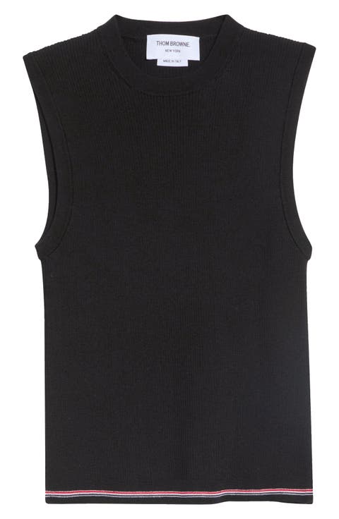 Merino Wool Rib Sweater Vest