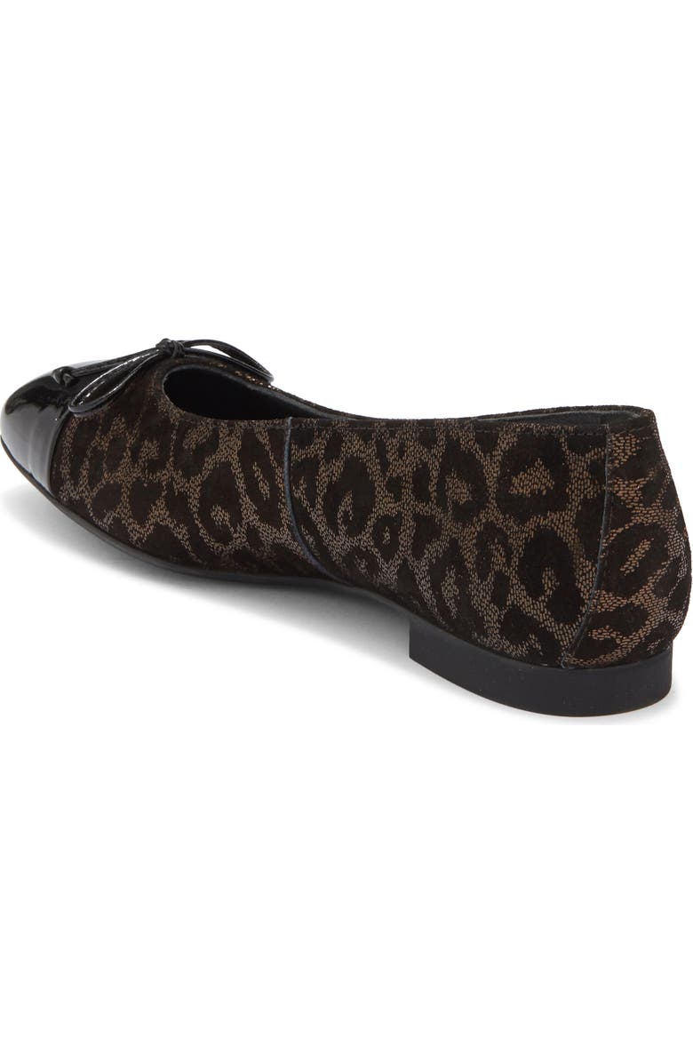 Paul Green Violet Ballet Flat, Alternate, color, Black Bronze Leather