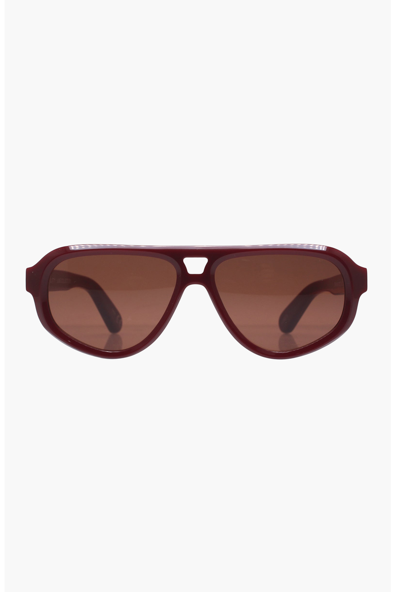 Luxe Ryder Sunglasses, Main, color, Merlot