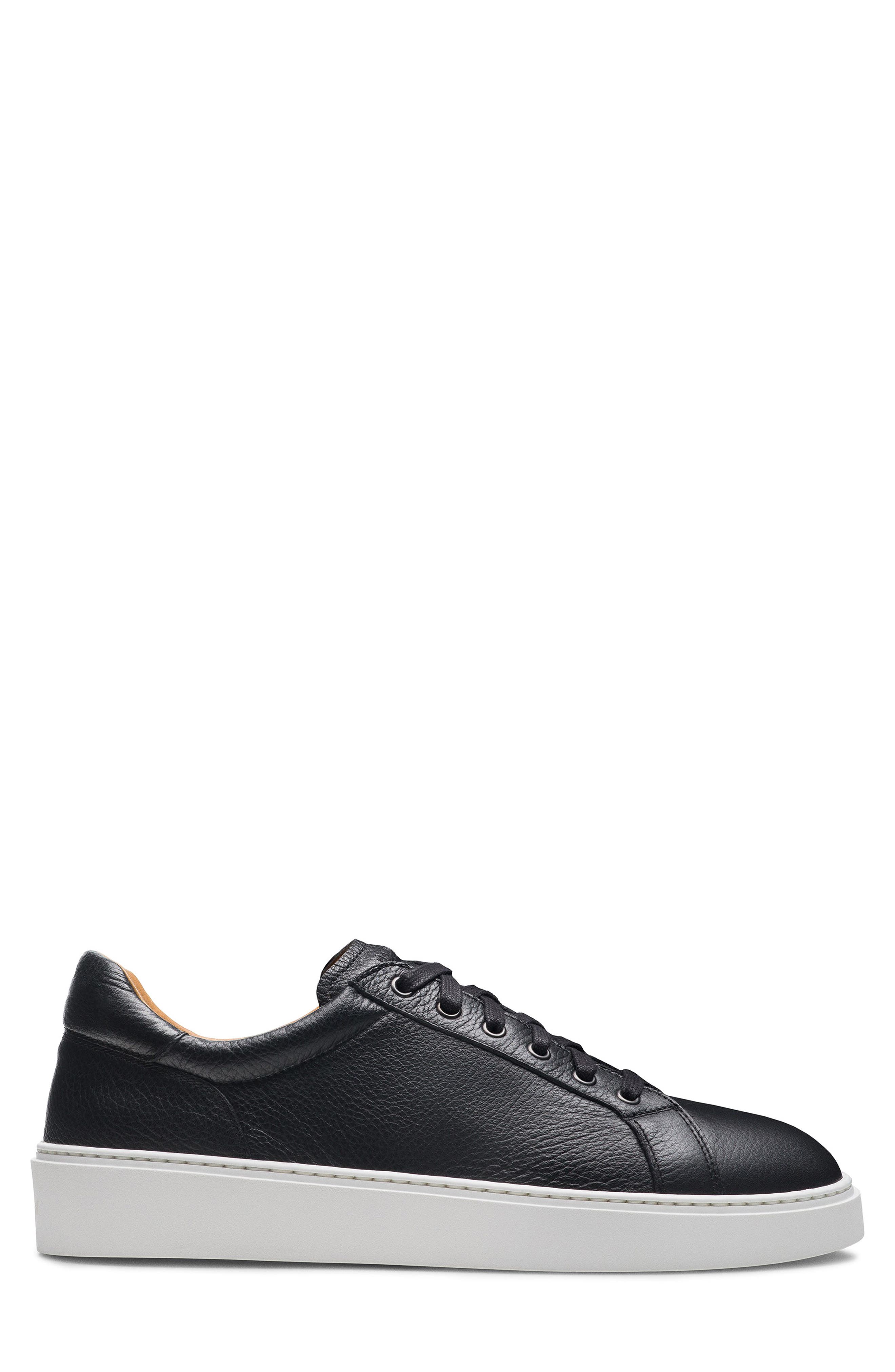 Magnanni Camino Lo Sneaker, Alternate, color, Black
