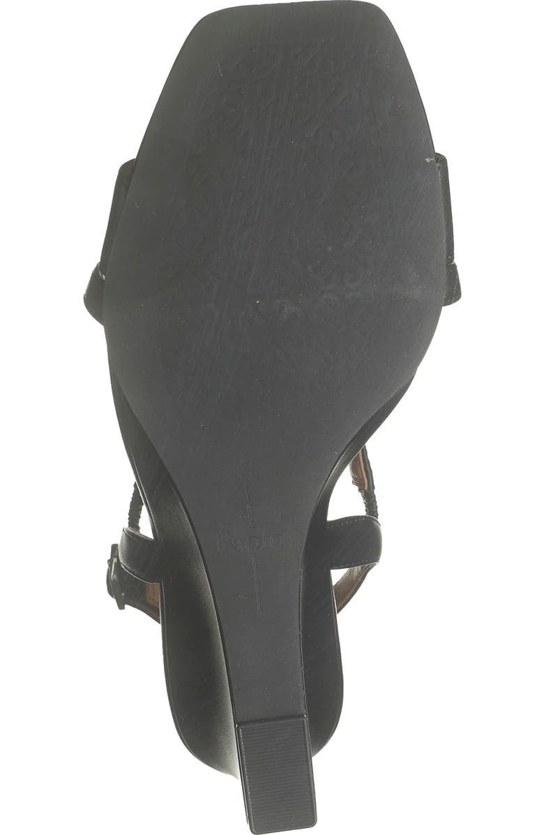 Linea Paolo Galen Strappy Wedge Faux Leather Sandal, Alternate, color,