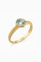 selected Yellow Gold - Blue Topaz