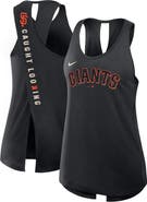 Nike Women's Nike Black San Francisco Giants Crisscross Performance Tank Top